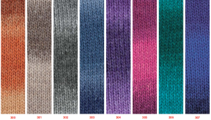 Culori_Horizon_fir de tricotat și croșetat din lână virgină și acril multicolor