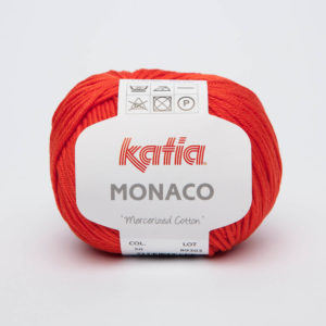 Katia Monaco - fir de bumbac mercerizat pt crosetat si tricotat