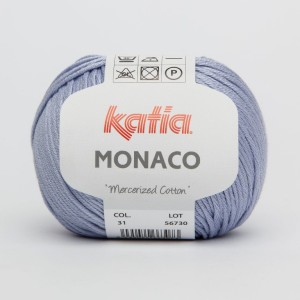 Katia MONACO 31 Bumbac Mercerizat Bleu pt Incaltaminte Crosetata