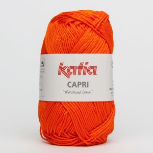 Fir Crosetat si Tricotat Bumbac Mercerizat Subtire Capri Katia Spania