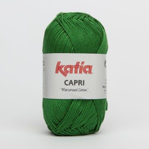 Fir de crosetat Bumbac Mercerizat Capri Verde 82151 Katia
