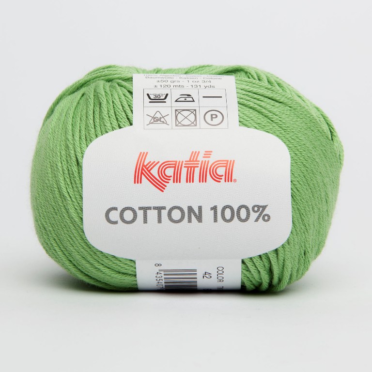 Cotton 100% Bumbac pt Crosetat Papuci Culoare 42 Verde Melon
