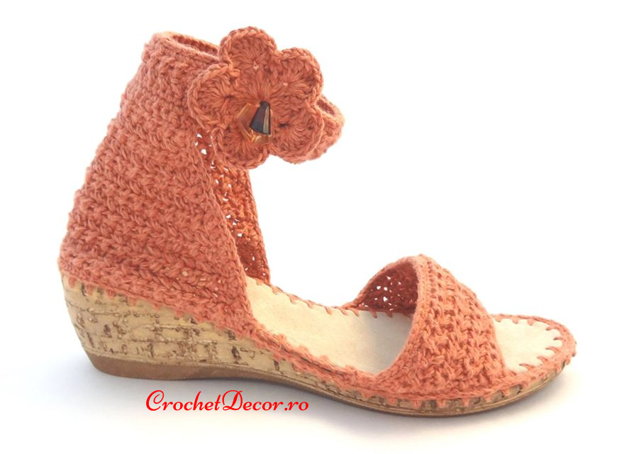 Sandale Crosetate CrochetDecor