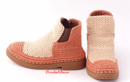 Bocanci Crosetati Handmade pe Talpa Orient Sport CrochetDecor