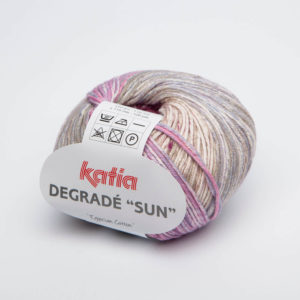 Fir Multicolor degrade pt papuci crosetati Katia Degrade Sun