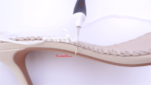 Pantofi cu Toc Crosetati - Talpa Cosette CrochetDecor