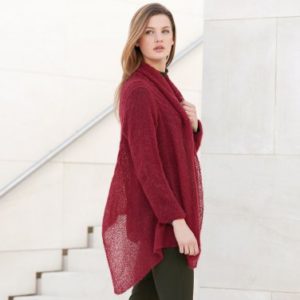 Cardigan Dama din Mohair si Alpaca