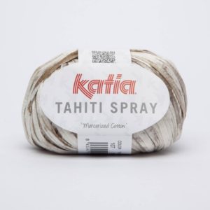 Fir Panglica Bumbac Mercerizat Katia Tahiti Spray 107 pt sandale crosetate