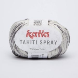Fir Panglica Bumbac Mercerizat Katia Tahiti Spray 108 pt espadrile crosetate