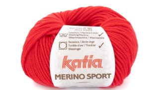 Fir de Lana Merinos pentru Crosetat si Tricotat - Katia Merino Sport