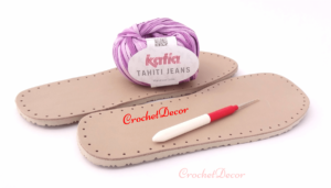 Talpa Subtire Barefoot pentru Opinci si Papuci Crosetati - Slim Vibram Crochetdecor