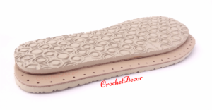 Talpi Slim Barefoot Vibram Crochetdecor pentru Papuci Crosetati