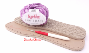 Talpi Slim Vibram pentru Espadrile Crosetate de Vara - CrochetDecor