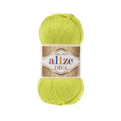 109 Fir Crosetat Sandale Alize Diva Silky Effect Lime