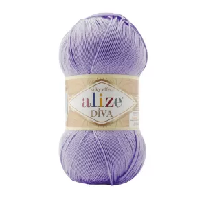 Fir de tricotat si crosetat Alize Diva Silky Effect_Cod _158_Lavanda