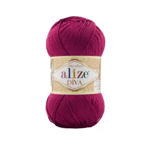 Fir de tricotat si crosetat Alize Diva Silky Effect_Cod _326_Fuxia