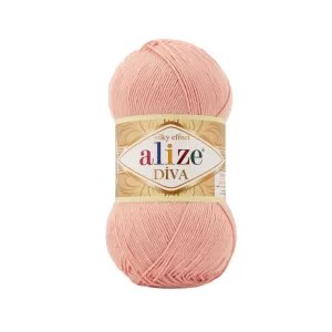 Fir de tricotat si crosetat Alize Diva Silky Effect_Cod _363_Roz Mireasa