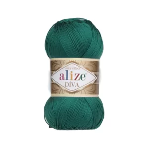 Fir de tricotat si crosetat Alize Diva Silky Effect_Cod _453_Verde Aqua