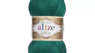 Fir de tricotat si crosetat Alize Diva Silky Effect_Cod _453_Verde Aqua