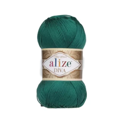 Fir de tricotat si crosetat Alize Diva Silky Effect_Cod _453_Verde Aqua
