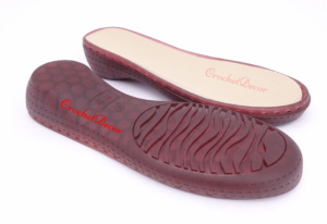 Talpa Tibet CrochetDecor cu Gauri pentru Botine Crosetate sau Cusute