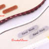 Insigne Handmade Etichete pentru Incaltaminte Crosetata