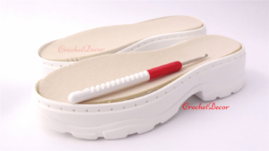 Talpi Korea CrochetDecor PU Gaurite pt Ghete Army Crosetate