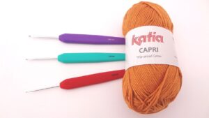 Crosete pt Crosetat Katia Knit Pro si Fir Capri Bumbac Mercerizat