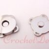 Inchizatoare Metalica Inox cu Magneti pt Posete si Genti Crosetate