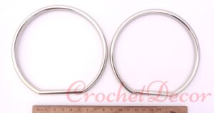 Manere Metalice Tip Inel Larg pt Genti si Posete Crosetate Manual