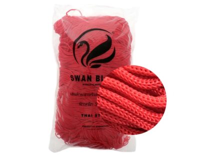 Swan Black Fir Snur Cord pt Posete si Genti Crosetate Rosu SW5 046 Roso