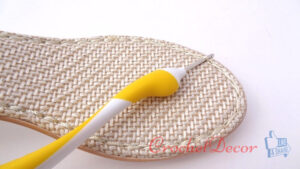 Cum Crosetam Sandale pe Talpa Rebecca CrochetDecor
