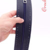Half Zip Fermoar 28 cm Cu Margine Gaurita pt Genti Crosetate Rosu