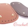 Baze de Posete Crosetate Manual cu Picioruse Piele Ecologica Perforata