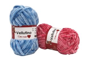 Fir de tricotat si crosetat jucarii, papuci de casa Vellutino