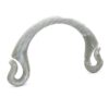 Maner din plastic marmorizat pentru genti crosetate si tricotate _ Gri Deschis 7