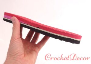 Talpa Spuma pt Incaltaminte Crosetata de Casa - CrochetDecor