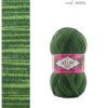 Fir de tricotat din lana pentru sosete_Alize Comfort Socks_cod 8034 Printverde deschis, verde inchis
