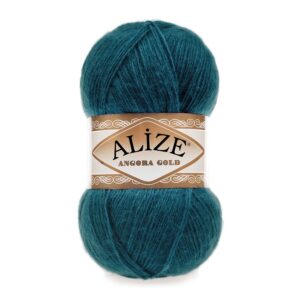 Fir de tricotat si crosetat Alize ANGORA GOLD_17_Petrol