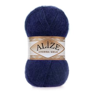 Fir de tricotat si crosetat Alize ANGORA GOLD_58 Navy