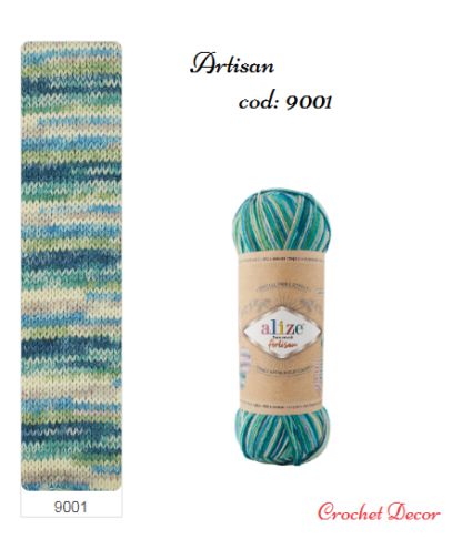 Fir de tricotat si crosetat ciorapi_Alize_Artisan_print 9001