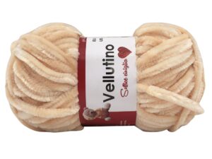 Fir de tricotat si crosetat jucarii si papuci de casa_Vellutino_BEJ PUDRA 475