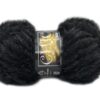 Fir de tricotat si crosetat tip blanita_CHIC LAME_1 Negru cu sclipici Auriu