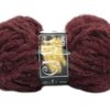 Fir de tricotat si crosetat tip blanita_CHIC LAME_3 Bordo cu sclipici Auriu