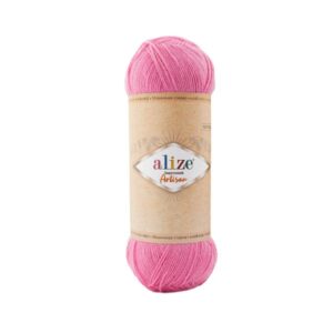 Fir de tricotat sosete Alize Superwash ARTISAN_culoare 178_Pink
