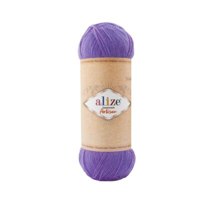 Fir de tricotat sosete Alize Superwash ARTISAN_culoare_44_Purple Mov