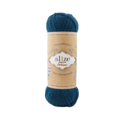 Fir de tricotat sosete Alize Superwash ARTISAN_culoare_666_Petrol