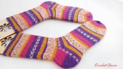 Sosete tricotate manual pentru sportivi si muntomani_Alize Comfort Socks_Marina_Crochet Decor_3