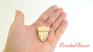 Inchizatoare Aurie Genti Crosetate