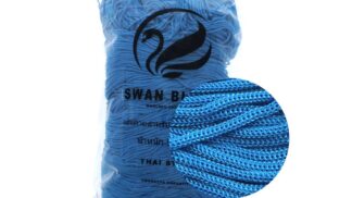 Fir de tricotat si crosetat genti Swan Black_culoare Turcoaz 008
